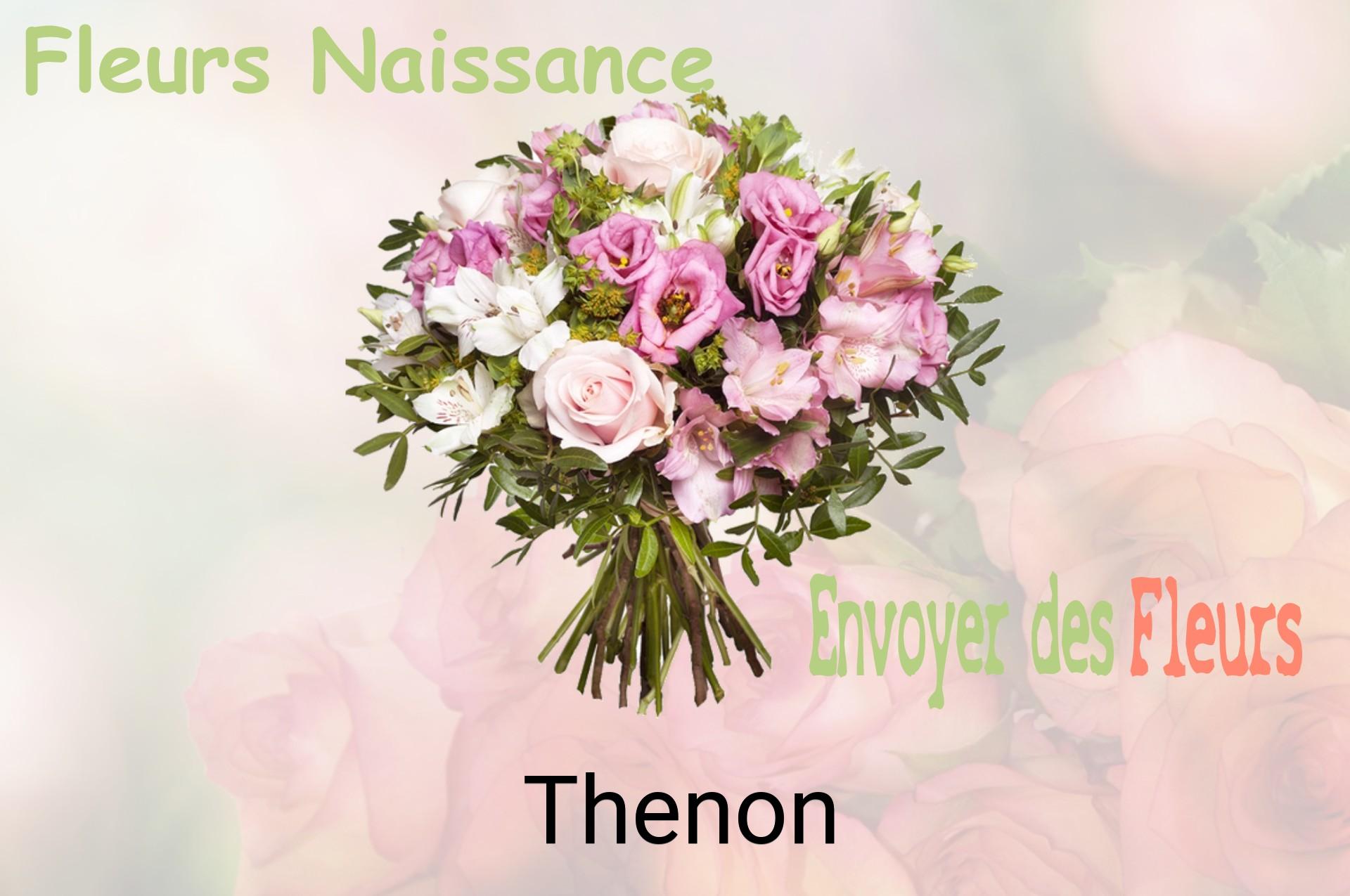 Bouquet de fleurs de naissance livré à Thenon